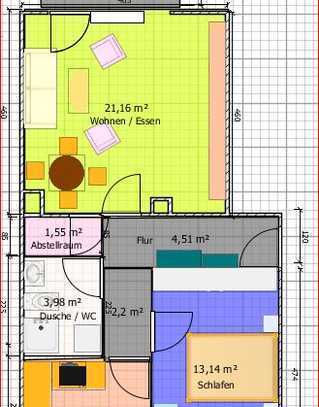 Exklusive 2-Raum-Wohnung mit Balkon und Einbauküche in Kirchheim b.München