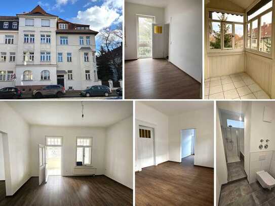3,5 Zimmer im san. Altbau mit Wintergarten, AR, grünen Innenhof, Keller, Fahrradhaus