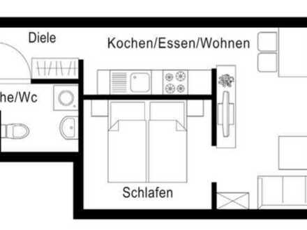 1 Zimmer Wohnung im OG mit Aufzug und Südbalkon zum Erstbezug in Denklingen