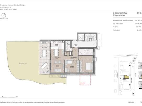 Komfortable 3 Zimmer-ETW mit Gartenanteil