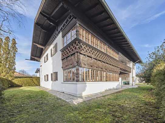 TOP LAGE - Elegante Landhausvilla mit Geschichte, neu Erwachen lassen, 2 Minuten zu Fuß z. Chiemsee