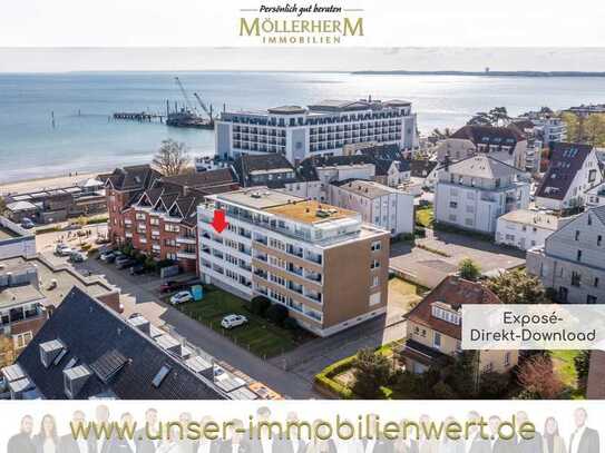 Direkt am Meer - Kleines Apartment mit Meerblick mitten in Scharbeutz