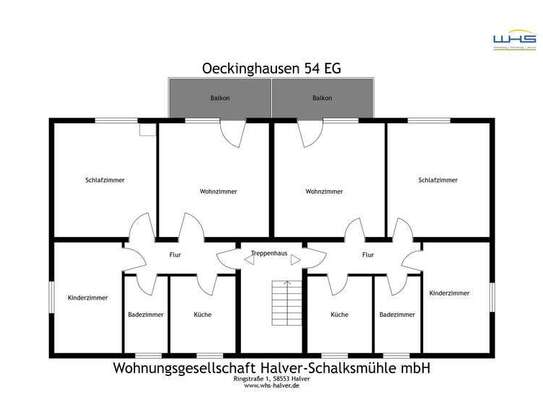 kleine 3-Zimmerwohnung in Randlage