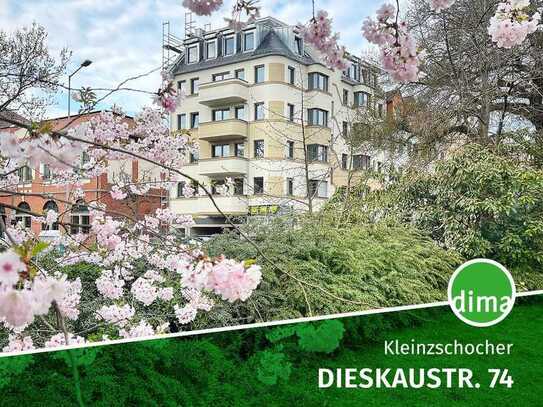 Familienidylle in Parknähe mit großem West-Balkon, Echtholzparkett, HWR, Garagen-Stellplatz u.v.m
