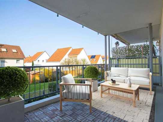 Sonnenverwöhnte 3 Zimmer - Wohlfühlwohnung mit Balkon und Tiefgaragenstellplatz