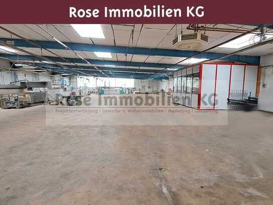 ROSE IMMOBILIEN KG: Lager-/Produktionshalle mit ebenerdigen Rolltor und schnelle Anbindung an BAB 30