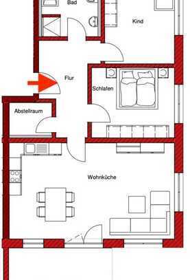 Erstbezug 3-Zimmer-Erdgeschosswohnung in Schierling