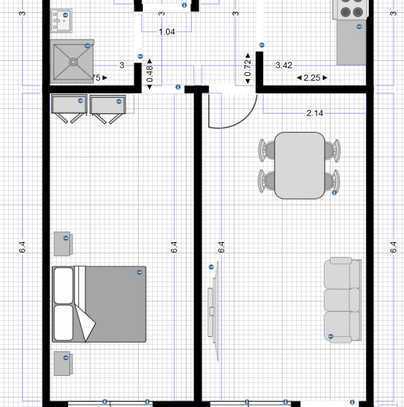 Geschmackvolle Wohnung mit zwei Zimmern sowie Balkon und Einbauküche in Berg am Laim, München