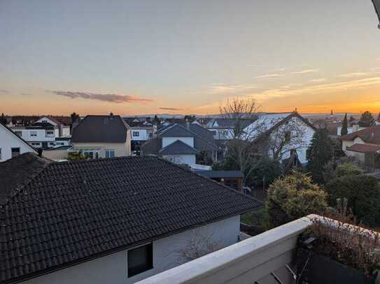 Loftähnliche Dachgeschoss Wohnung mit Blick über Dirmstein