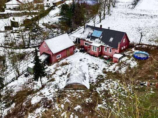 Einfamilienhaus mit Ausbaupotenzial und großem Grundstück bei Könnern