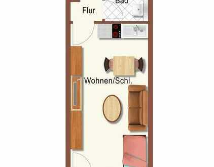 Vermietetes 1-Zimmer-Apartment mit schönem Balkon in Nürnberg-Höfen