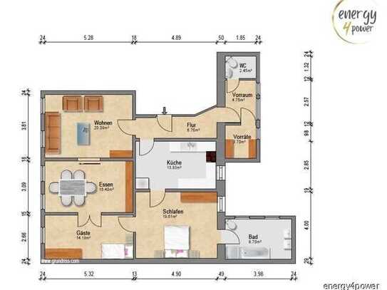 Neu Renovierte 4-Zimmer-Altbau-Wohnung in Fürth - 111 qm Wohnfläche in Denkmalhaus Nähe Rathaus