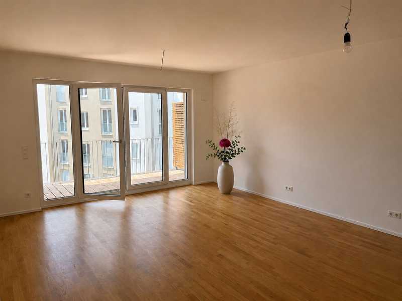                                                               Helle 3-Zimmer-Whg., 90 qm mit EBK, Balkon, TG, in Toplage! Neubau Erstbezug                                                       in Darmstadt-Mitte (Darmstadt)