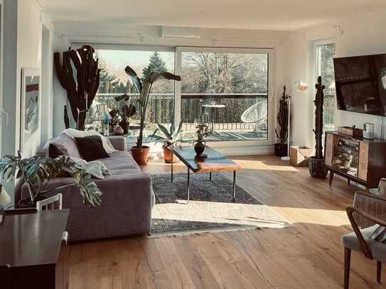 +++ EXKLUSIVE WOHNUNG MIT UMLIEGENDER TERRASSE UND TOP AUSSTATTUNG IN DREIEICH-SPRENDLINGEN +++