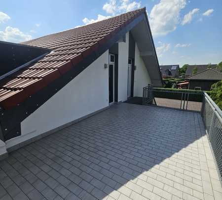 Moderne 3-Zimmer-Wohnung mit großer Dachterrasse & Carport in Goch-Pfalzdorf