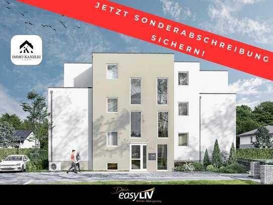 Zukunftssicher wohnen: Barrierefreundliche Neubauwohnung mit Balkon und KfW 40+!“