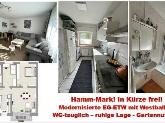 In Kürze frei! Ideal für WG! 4-Zi.-ETW mit Balkon in guter Lage von Mark!