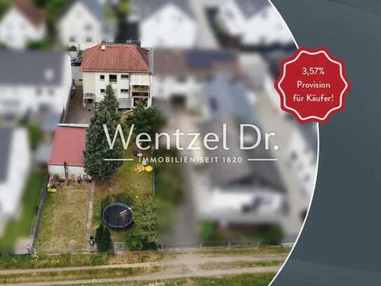 Renovierungsbedürftiges Zweifamilienhaus mit Ausbaupotenzial in Weiterstadt Gräfenhausen