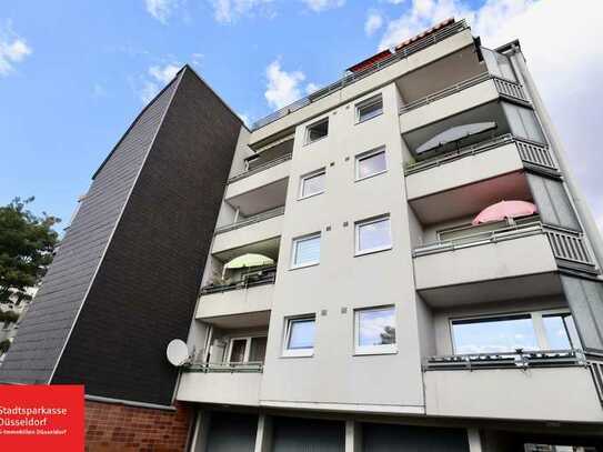 Vermietete Zwei-Zimmer-Wohnung mit Balkon + Einzelgarage in Rath