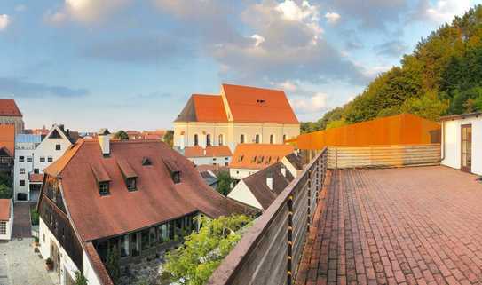 " Schmuckstück " 2 Zi. Stadtwohnung mit 68 qm Dachterrasse