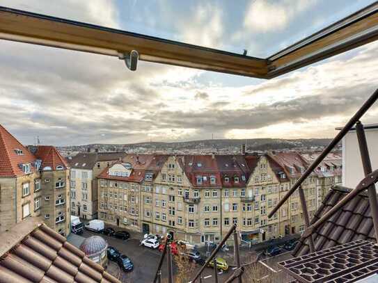 +++ Fernblick bis zum Fernsehturm - DG-Maisonette mit Studio und West-Terrasse - Aufzug +++