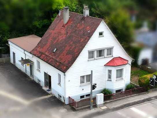 Königsbronn- Einfamilienhaus mit Garage, Anbau mit diversen Nutzungsmöglichkeiten, zu verkaufen