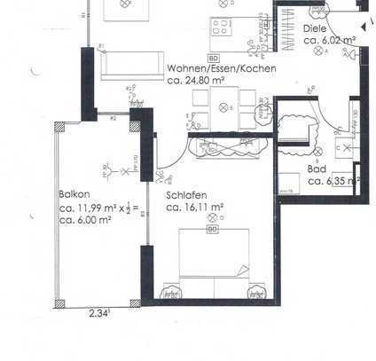 Exklusive, neuwertige 2-Raum-Wohnung mit geh. Innenausstattung mit Balkon und EBK in Neutraubling