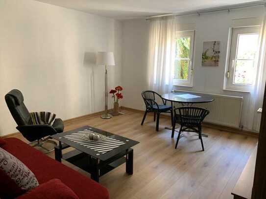 Neu renovierte, möblierte 2-Zimmer-Wohnung im Hochparterre, 47 qm, Burgnähe