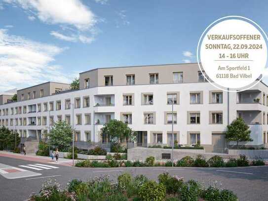 Ideal geschnittene Wohnung mit großem Balkon