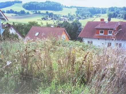 Grundstück in Mörlenbach, leichte Südhanglage
