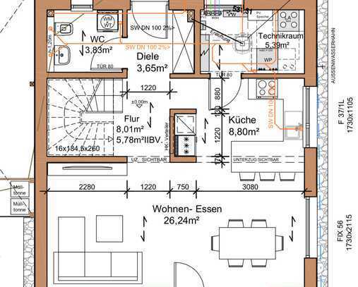 Neuwertiges 4-Zimmer-Einfamilienhaus mit EBK, Terrasse etc.