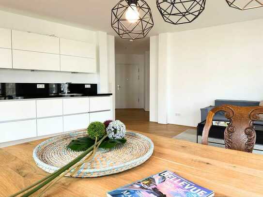 Neuwertiger 3-Zimmer-Wohntraum mit moderner Einbauküche, 2 Balkone und TG-Stellplatz in FFM-Höchst