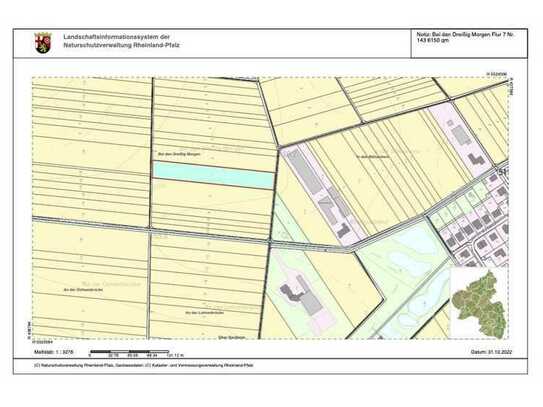 Kehlberg Immobilien Ackerland mit Genehmigung zur Aussiedlung