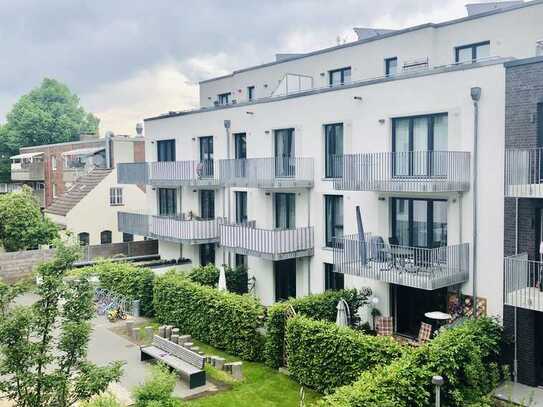 Neuwertige 2-Zimmer-Terrassenwohnung sonnig und barrierefrei, mit EBK und TG