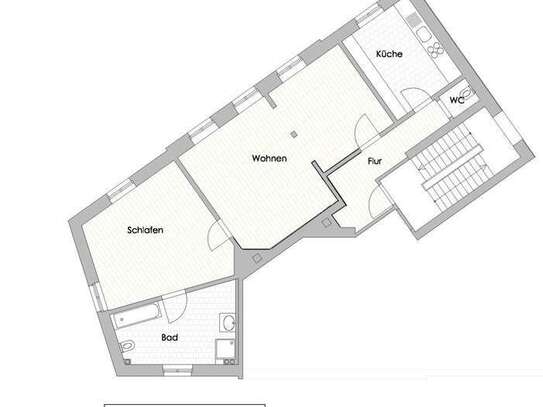 Stilvolle, modernisierte 2,5-Zimmer-Wohnung mit Einbauküche im Herzen von Darmstadt