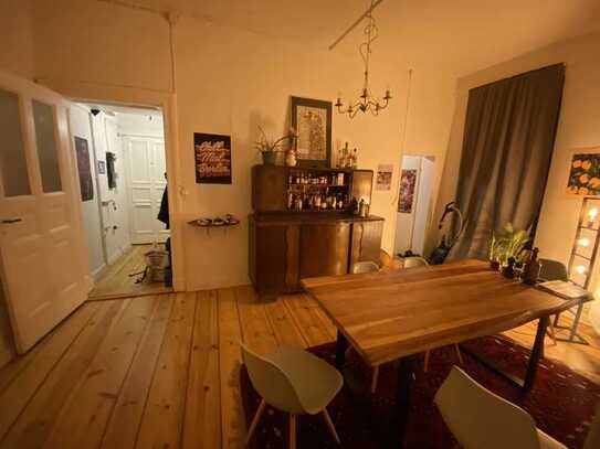 Ruhige, bezahlbare 3-Zimmer-Altbauwohnung im Hochparterre in Moabit