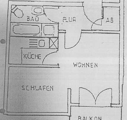 Ansprechende 1,5-Zimmer-Erdgeschosswohnung mit EBK in Neunkirchen