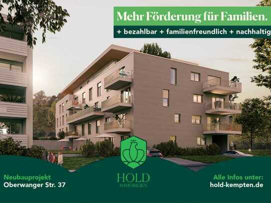 Mehr Platz - Mehr Familie: Moderne und energieeffiziente Neubauwohnung in Kempten
