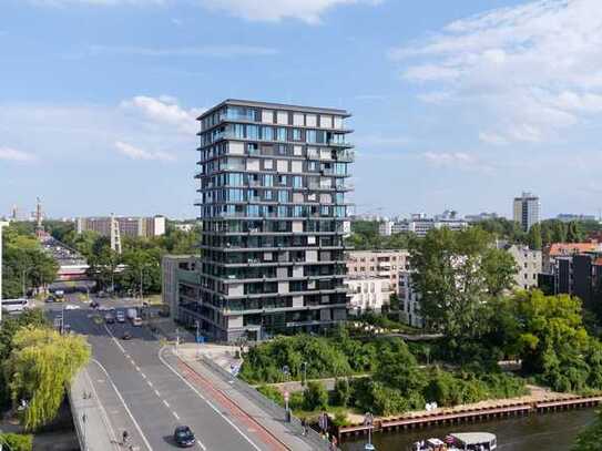 Schönes 4-Zimmer-Apartment mit Spreeblick im Oasis-Tower im Hansaviertel inkl. Tiefgaragenstellplatz