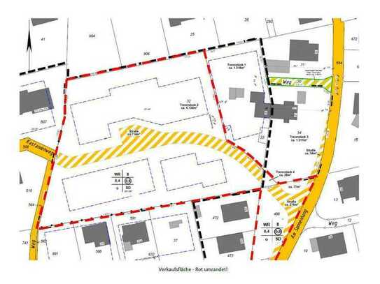 6.947 m² großes Baugrundstück für Projektentwickler