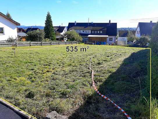 erschlossener Bauplatz in bevorzugter Lage in Sulz-Schillerhöhe