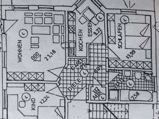 75 qm große 3-Raum-Souterrain-Wohnung mit Einbauküche in Abensberg