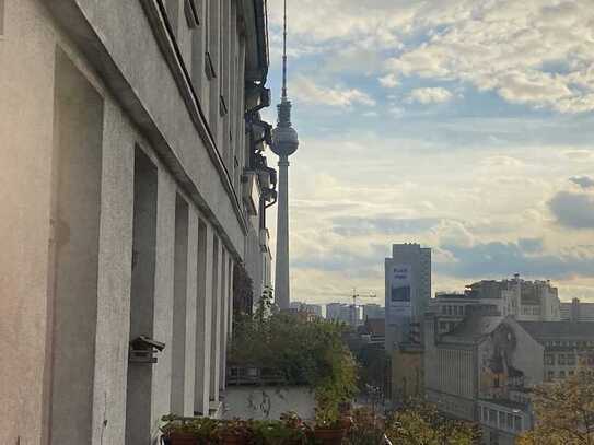 Studio-Appartement mit Blick auf Fernsehturm