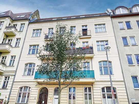 Tolle Kiez-Lage in Weißensee: 2-Zimmer Wohnung mit Sonnenbalkon zur Kapitalanlage