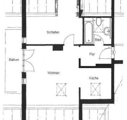 2-Raum-DG-Wohnung in Wolfratshausen