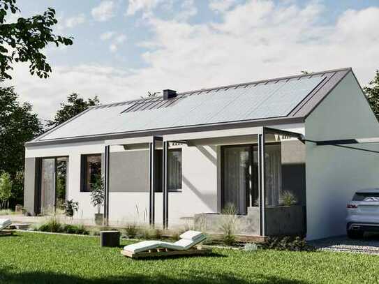 * BUNGALOW DELUXE - BARRIEREFREI * Effizienz EH 40, Massivbauweise mit PV-Anlage..!