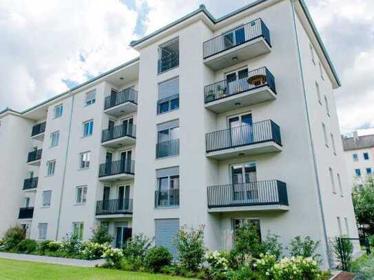 Schicke 3-Zimmer-Wohnung im Neubau: West-Balkon, 2 Bäder, EBK