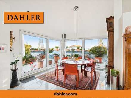 Penthouse-Wohnung über zwei Etagen mit sonniger Dachterrasse