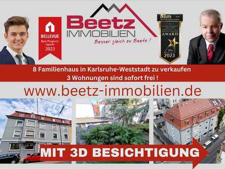 8 Familienhaus mit Charme in Karlsruhe-Weststadt zu verkaufen