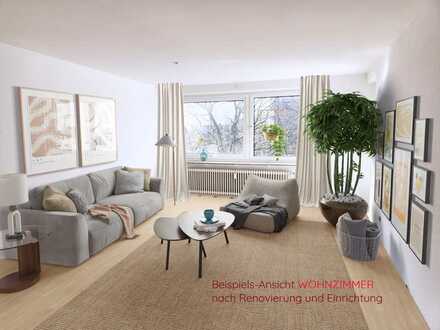 SONNIG - ZENTRAL - RUHIG: 3-Zimmer-Eigentumswohnung mit Fahrstuhl direkt beim Herold-Center